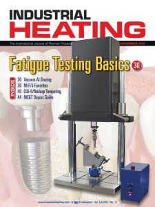 Industrial Heating Magazine - NOVEMBER 2018